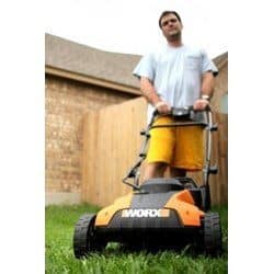 Where To Buy WORX WG782 14-Inch 24-Volt Cordless Lawn Mower with IntelliCut