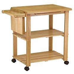 Winsome Wood Utility Cart Natural