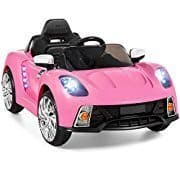 Best Choice Products Kids 12V Ride On Car with MP3 Electric Battery Power Pink