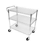 Seville Classics Industrial All-Purpose Utility Cart NSF Listed