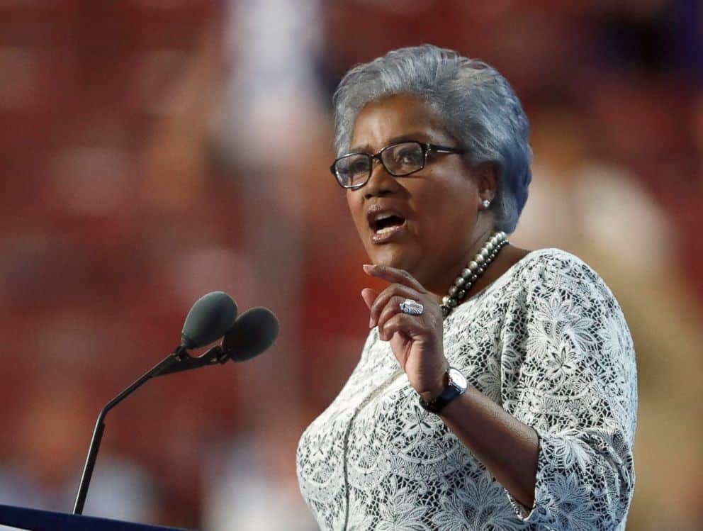 PHOTO: Donna Brazile speaks during the second day of the Democratic National Convention in Philadelphia, July 26, 2016.