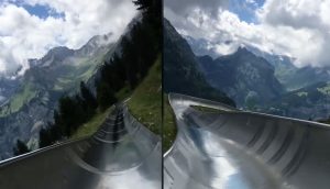 Riding a Toboggan Down a Swiss Mountain is a Breath of Fresh Alpine Air for This Week – Watch Riding a Toboggan Down a Swiss Mountain is a Breath of Fresh Alpine Air for This Week – Watch