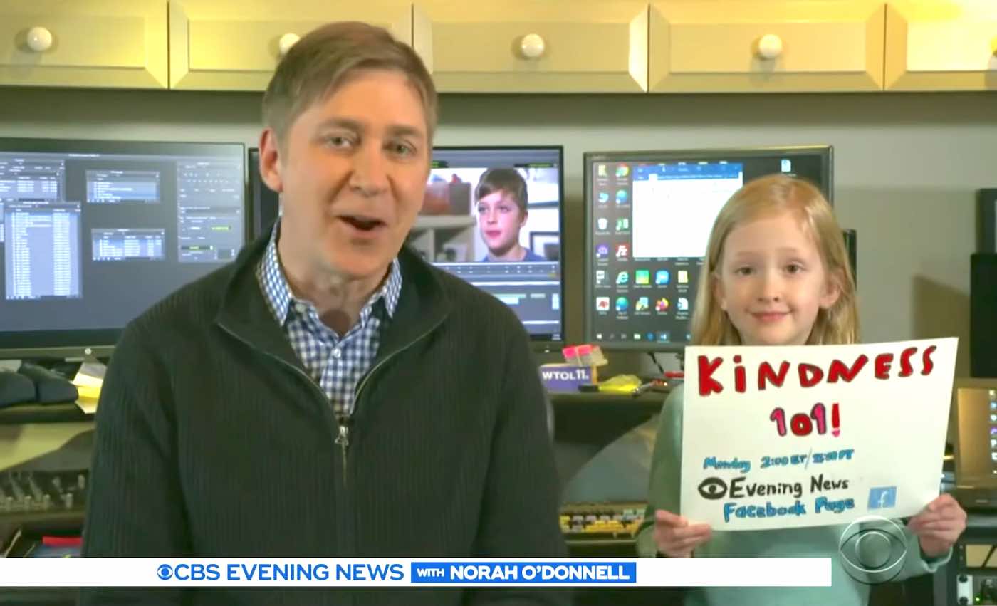 Beloved TV Reporter Broadcasts From Home to Help Children With Mr. Rogers-Like Lessons on Kindness