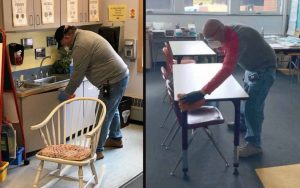 School Parents Have Pooled Thousands of Dollars as Thank You Gifts to Janitorial Staff Sanitizing Schools