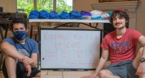 Jewish Brothers Collect Yarmulkes to Make Face Masks For Houston’s Homeless Jewish Brothers Collect Yarmulkes to Make Face Masks For Houston’s Homeless