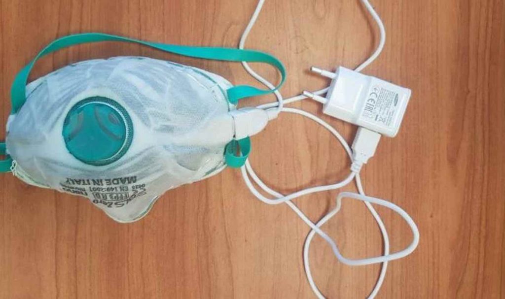 Self-Cleaning Electric Mask Can Power Itself With a Phone Charger—And They Will Likely Only Cost alt=