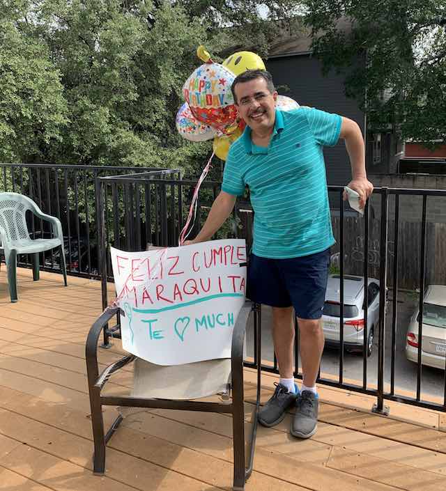 Dad Drives 1,100 Miles Just to Surprise Daughter With 30-Minute Socially Distant Birthday Lunch