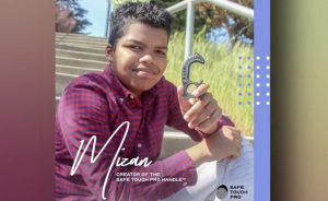 Homeschooled 12-Year-old Boy Designs COVID-19 Protection Device – The Safe Touch Pro Homeschooled 12-Year-old Boy Designs COVID-19 Protection Device – The Safe Touch Pro