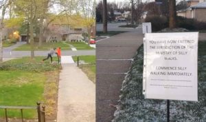 Monty Python ‘Silly Walk’ Signs Around the World Are Encouraging Pedestrians to Laugh in the Face of COVID Monty Python ‘Silly Walk’ Signs Around the World Are Encouraging Pedestrians to Laugh in the Face of COVID