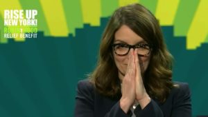 Tina Fey Brought to Tears After Reading Total Amount Raised in Star-Studded Telethon for Struggling New Yorkers Tina Fey Brought to Tears After Reading Total Amount Raised in Star-Studded Telethon for Struggling New Yorkers
