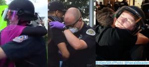 In Dozens of American Cities Officers Kneel, and Protestors Embrace Them During Rallies Against Bad Policing In Dozens of American Cities Officers Kneel, and Protestors Embrace Them During Rallies Against Bad Policing