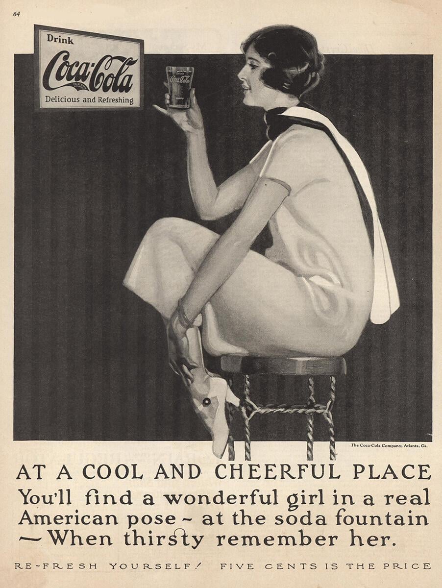 cheerful print ads