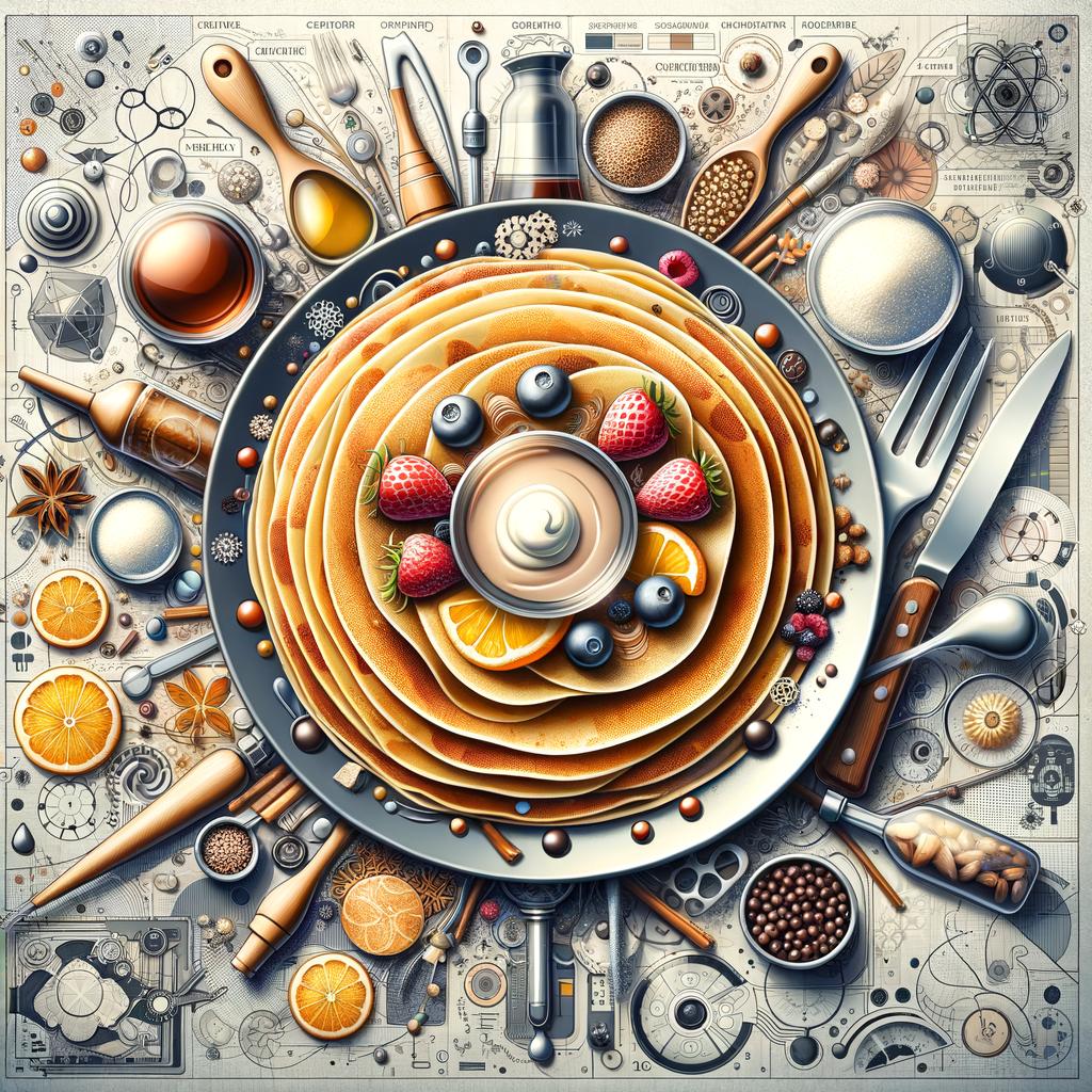Deliciously Delightful Crepe Recipes: Whip Up Sweet and Savory Creations to Brighten Your Meal! generate highresolution visually compelling image.jpgb1c4