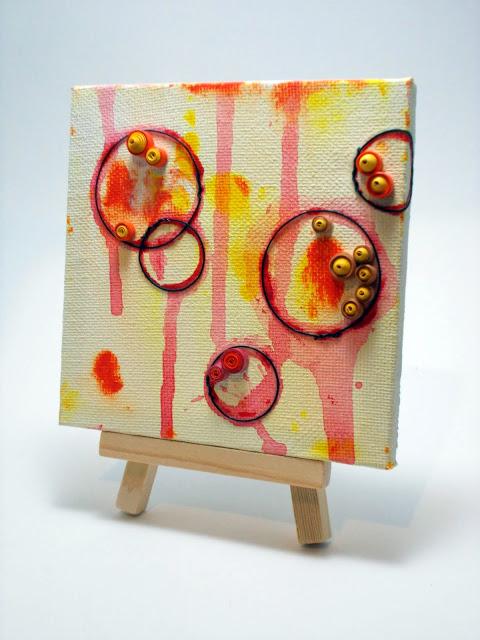 experimental mixed media art