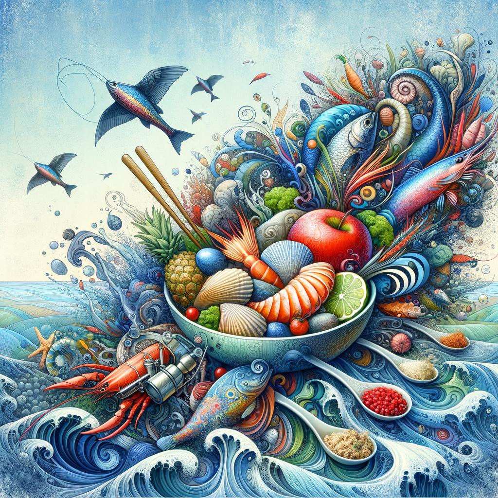 Deliciously Simple Seafood Recipes: Dive into Fresh Flavors for Every Occasion! generate highresolution visually compelling image.jpgc108