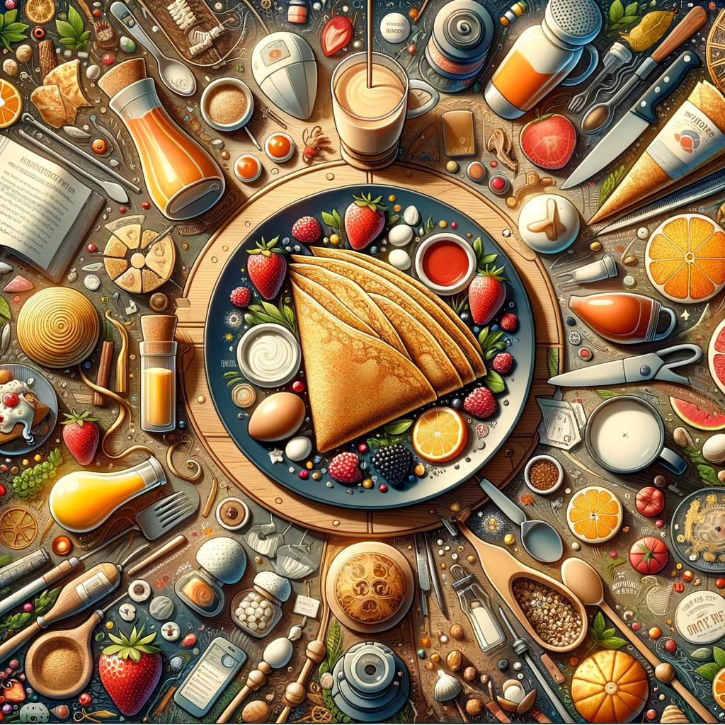 Delightful Crepe Recipes: Savor the Best Sweet and Savory Creations for Every Occasion! generate highresolution visually compelling image.jpgc7de